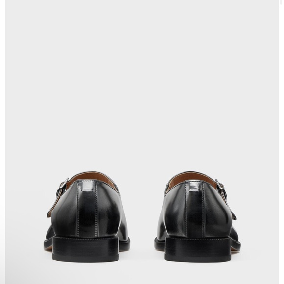 NEW Maison Margiela Mary Jane Tabi Leather Flats Silver Black Size 36 NIB - Picture 9 of 16